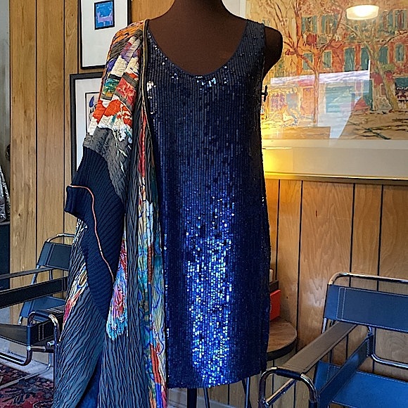 Nicole Miller Dresses & Skirts - Nicole Miller sequined silk cocktail dress